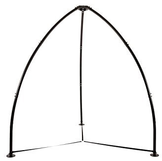 Vivere TPOD Tripod Hammock Chair Stand, Charcoal, 102x102x101