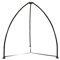 Vivere TPOD Tripod Hammock Chair Stand, Charcoal, 102x102x101