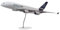 Airbus - Maquette A380 échelle 1:100, Déco Bureau, Objet de Collection, Idéal pour Bureau, Chambre, Salon, Résine polyuréthane, avec Support, Dimensions 33 x 30 x 15 cm