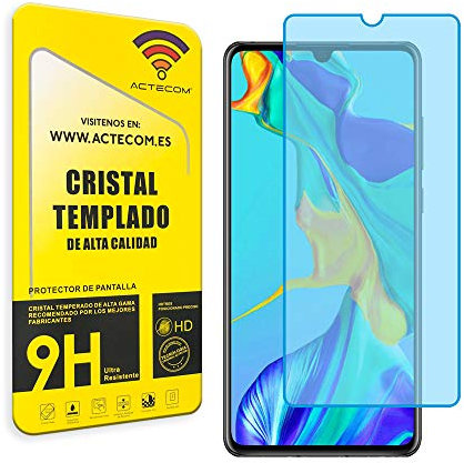 actecom® Cristal Templado Protector Pantalla 0.2MM para Huawei P30 Lite