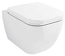 DUCHA.ES Inodore complet avec cuvette, couvercle amorti et assise de Duroplast