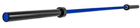 VEVOR 2,2/2 m Barbell Langhantel Heben Fitness Training für Gewichtheben Powerlifting Heben Squat Bankdrücken Stange mit Schnallen (2M, Blau)