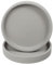 YARNOW 2PCS Ceramic Plant Pot Saucers - Flower Pot Drip Trays for Indoor & Outdoor Use, 10.5 x 1.5 Cm, Grey