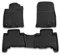 Element Gummimatten Passgenaue Fußmatten Toyota Land Cruiser 150 2013-2015 2015-5sitze 4tlg, Schwarz