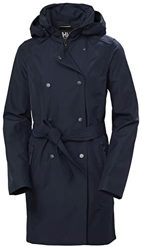 Helly Hansen Mujer Gabardina Welsey II, S, Azul marino