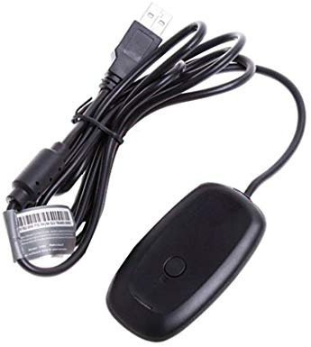 Jiamins Adaptateur USB pour manette de jeu Xbox360 - Compatible avec Microsoft Wireless