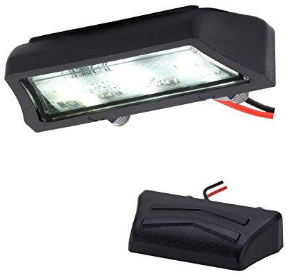 Germany Motorsports LED Mini Micro Kennzeichen Nummernschild Beleuchtung Leuchte Lampe e-geprüft für Motorrad, Roller, Quad (X8)