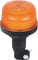 Ryme Automotive Rotativo de Señalización Flexible pincho · Homologado R65 · LED · Tractor, Coche y camión · Funcionamiento 9 a 30 V · Emergencia Ambar