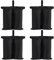 Dongawin gazebo Weights Bag Leg Weights for Pop up Canopy Tent, Patio Umbrella, Outdoor Furniture. (4small, Black)