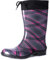 Ladeheid Stivali Donna in Gomma PVC LA-968 (Viola/Scacchi, 36 EU)