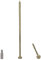 Marcopol (lot de 60 pièces) vis à bois universelles en acier zingué jaune 6,0 x 160 mm, tête Torx, tête fraisée, vis à aggloméré (60, 6,0 x 160 mm)