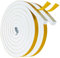 Dichtungsband Türdichtung Selbstklebend 12mm(B) x12mm(D)/4m(L) für Türen Fenster Schaumstoff klebeband Gummidichtung Gegen Kalte Zugluft/Anti-Kollision/Schalldichter/Wasserdichter/Staubdicht Weiß