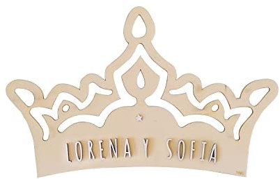 nagu® Nombres De Madera Personalizados. Placa Decorativa Gran Tamaño Para Decoracion de la Habitación del Bebé, Niño o Niña. Letras Decorativas Adhesivas para Personalizar el Nombre en Madera
