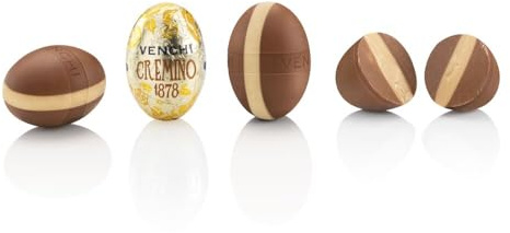Venchi - Cremino 1878 Mini-Schokoladeneier, 1 kg - Mit piemontesischen Haselnüssen - Geschenkidee - Glutenfrei
