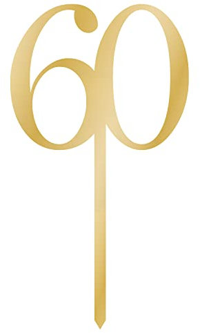 Amscan 9913796 Sparkling Celeb 60 Cake Topper