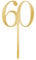 Amscan 9913796 Sparkling Celeb 60 Cake Topper