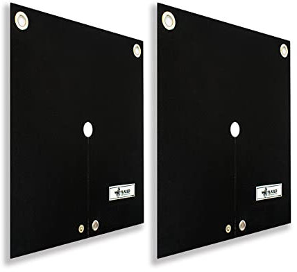 FLASLD Welding Blanket & Soldering Heat Shield Mat, Schweißdecke & Löten Hitzeschild Matte, 30 x30 cm Flammenschutz Pad Löten Klempner Loch Propan Brenner, Brandschutzdecke (2 Pack)