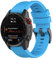 Yikamosi Compatible con Garmin Fenix 7X Correa,26MM liberación rápida Silicona Suave Cierre de Acero Inoxidable Correas de Repuesto para Garmin Fenix 7X/TACTIX 7,Azul