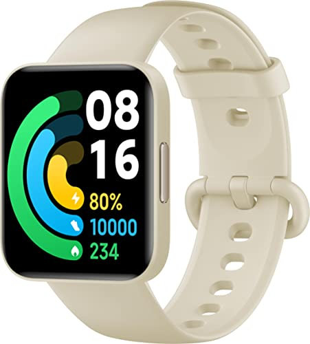 Xiaomi POCO Watch (Ivory), Misurazione SpO2, Battito Cardiaco, Display AMOLED Da 1,6, GPS, Resistenza All'acqua ATM, Ivory, Versione Italiana, Unica, 37614