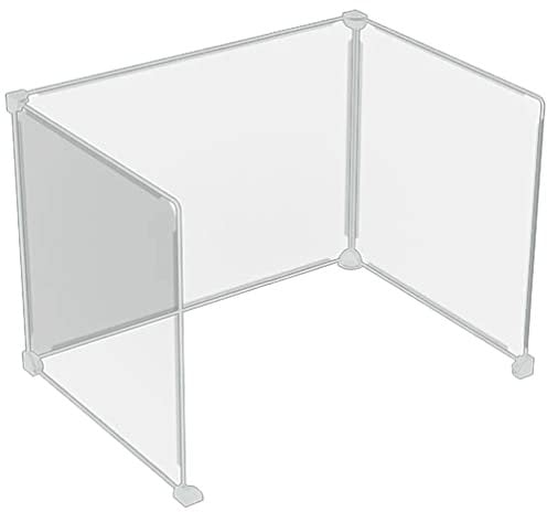 Alipis 3pcs Sneeze Guard Desk Shield Clear Barrier Divider Screen Privacy Shield Counter Student Partition Shield for Classroom Office
