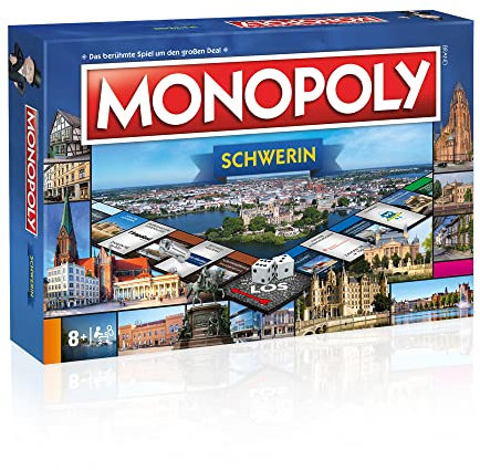 Mononpoly Schwerin – Die offizielle Städte-Edition mit Schloss, Zoo & Co. | Regionales Brettspiel & Geschenkidee für Schwerin-Fans, Familien & Sammler ab 8 Jahren