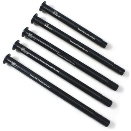 JAKMET Steckachse,Fahrrad Schnellspanner Fahrrad Steckachse Fahrrad Schnellspanner Rennrad Naben Rohrwelle Spieße Vorne Hinterachse 122/167/170/174/185mm M12 P1.75 P1.5 Achse (Color : L185 M12x1.5)
