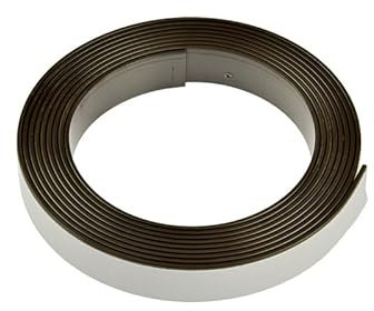 Red Tools Magic Tape 3 Meter - Magnetband selbstklebend - stark dank 3M Kleber - Magnetstreifen zuschneidbar - Klebeband flexibel - Magnetklebeband dünn - Magnetic Tape - Schwarz