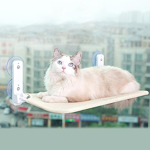 Hamaca para Gatos, Percha para Ventanas De Gatos, Camas Grandes para Gatos con 4 Ventosas