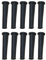 Oshhni 10 protezioni per filo di gomma, protezione antistrappo, protezione per utensili elettrici per smerigliatrice angolare, protezione per cavo portatile, 70mmx8mm