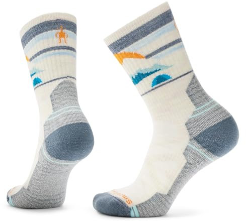 Smartwool Damen Socken Hike Light Cushion Mountain Moon Crew, Mondstrahl, Small