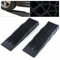 1 Paar Kunststoff-Auffahrrampen, Kunstoff Rampe Plattform, 3t Pkw Kfz LKW Auto Rampe, Extra Breit 3000kg, 2er Set, pp Schwarz, 70 X 20 X 8cm Auffahrrampe