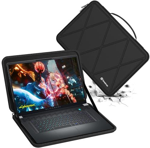Smatree Hard EVA Protective Sleeve Case Compatible for 17.3 inch Dell Alienware x17 R2 Gaming Laptop, for Alienware m17 R5 Gaming Laptop 17.3 inch Slim and Anti-Shock Case Notebook Bag (X8333)
