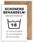 WBdesignz Lustige Geburtstagskarte mit Umschlag - Schonend Behandeln! 18. Geburtstag Geschenkkarte Happy Birthday - 18ter Geburtstag Witzige Wäsche Karte (DIN A6)