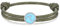 J.Endéar Welle Surf Armband für Herren Jungen | Silber 925 Wasserdichtes Paracord Armband Damen Verstellbar | Sommer Strand Sport Schmuck Freundschaft Geschenk, Grün