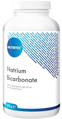 Nutritec Natrium Bicarbonate, 240 Kapseln, magensaftresistent, 1000mg Natriumhydrogencarbonat pro Kapsel