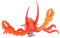 FUNOMOCYA Kühlschrankmagnet Cartoon Hummer Stil Roter Hummer Magnet Kühlschrank Zubehör Dekor Schmuck Magnet Aufkleber Für Kühlschrank