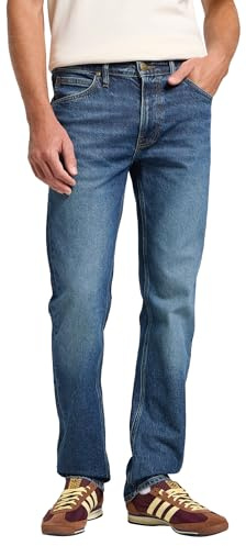 LEE Men's Daren Zip Fly Jeans, Reign, 34/30