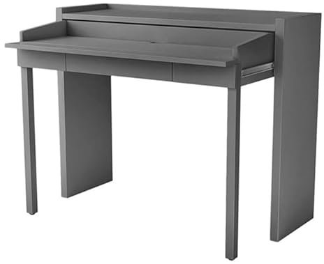 Paris Prix Bureau Console Extensible Mel 110cm Gris