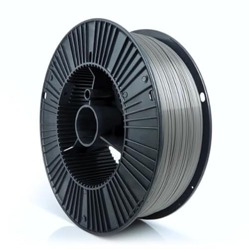 ROSA 3D PET-G Standard High Speed Filament 1.75 mm für 3D Drucker | Druckmaterialien Leicht Glänzend PETG 3D Drucker Filament | 3D Printing Materials | Grau Spule 3 kg