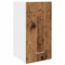 vidaXL hanging cabinet - engineered wood kitchen storage - old wood finish - 30x31x60 cm - ample storage - wall-mounted design