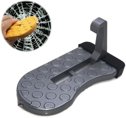 ZCZMAD Marchepied de Porte de Voiture, pour Nissan X-Trail X Trail T33 T32 T31 T30 Pédale Pliante de Pied de Porte de Voiture avec Marteau Sécurité,D-Silver