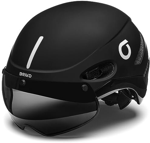 Briko E-One Visor Fietshelm ZWART - Größe M