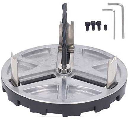 Scie à poinçonner réglable - Perceuse de trou rond - Outil d'ouverture de trou pour bois, plastique, plomberie