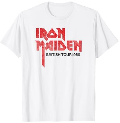 Iron Maiden British Tour 1980 T-Shirt