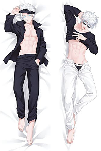 SFHCOISM Dakimakura Body Pillow Anime Kissenbezug Kissenhülle A06, Pillowcase Doppelseitige Seitenschläf Umarmungskissen Bezug Dekorative Zierkissenbezug,50x150 cm(19.6x59 Zoll)-2WT