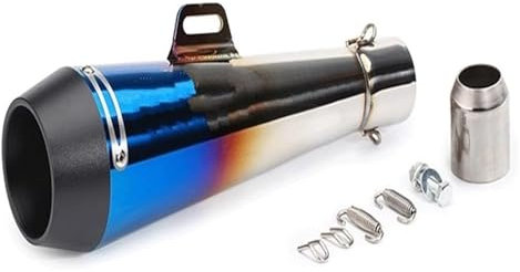 Auspuffanlage Für Roller Motocross Dirt Bike Moto 300cc 600cc 1000cc 51MM Motorrad Auspuffrohr Flucht Rohr Schalldämpfer Slip Auf Auspuff(3)