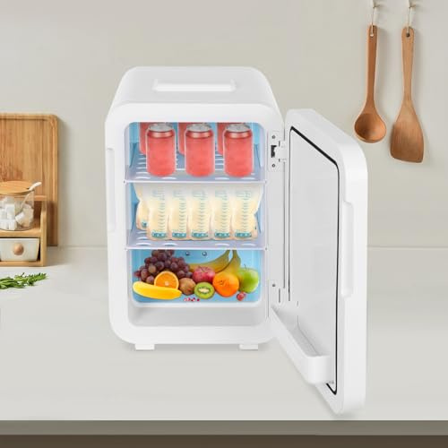 Apriltop Mini Nevera 20 Litros Electrica Portatil, con Control de Temperatura, para Bebida, Vino, Aperitivo, Frigorífico para Cosméticos, Ruido 40-50db, 50-65℃, 15-18℃, -9℃