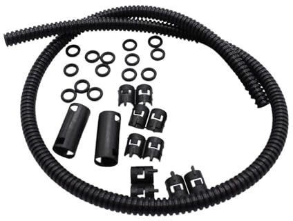 Okiyakusama Set für Scheibenwaschschläuche, Reparaturset für Flüssigkeitsleitungen in Fahrzeugen, 50cm