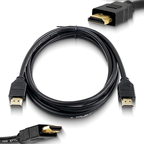 AIBULO HDMI Cable 2m 3 Pack, 4K HDMI Lead for TV, Monitor, PS4, Xbox & Laptop, Slim Flat HDMI 2.0 Cables, 2 Metre HDMI Cable Set for Home Cinema, Gaming & Office