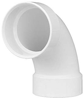 CHARLOTTE PIPE 4 DWV Long Sweep 1/4 Bend DWV (Drain, Waste and Vent) (1 Unit Piece)